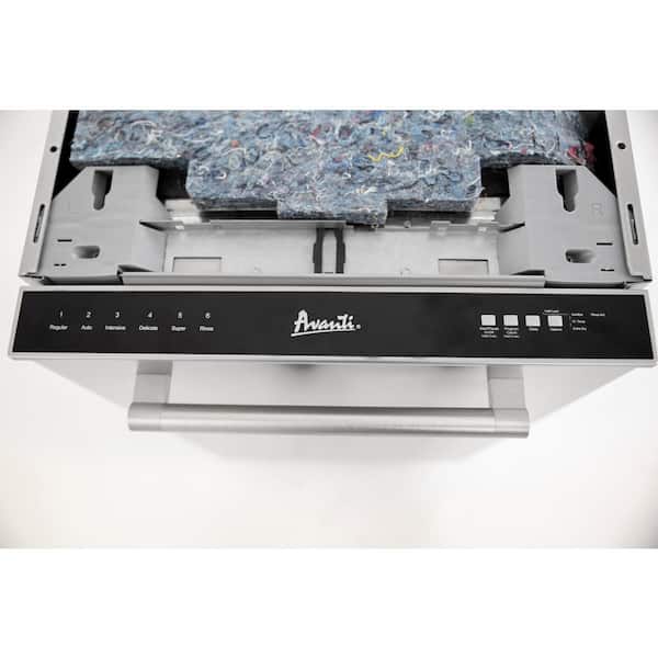 Avanti 18 in. Stainless Steel Built-In Dishwasher DWF18V3S - The Home Depot