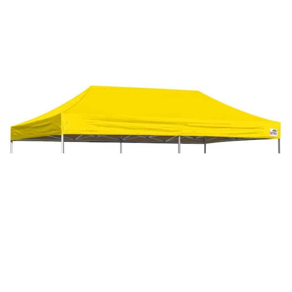 Terracemaster USA New 10 ft. x 20 ft. Pop Up Canopy Replacement Canopy Tent Top Cover, Instant Ez Canopy Top Cover Only (yellow)