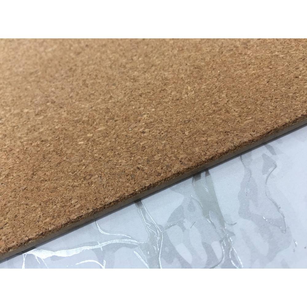 Silver Marble Cork Oval Placemats Set of 2