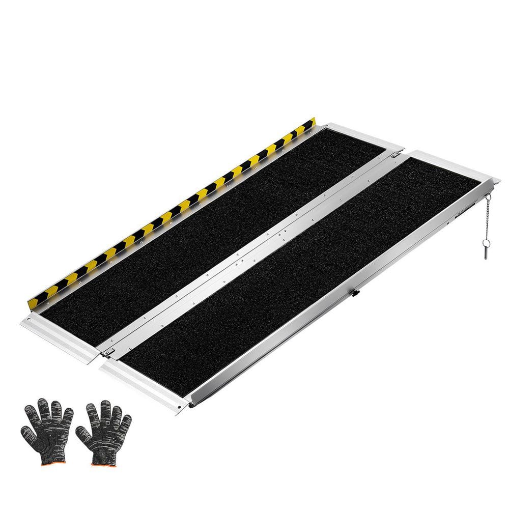 4FT. Portable Folding Wheelchair Ramp, Aluminum Non-Slip Handicap Ramp, 800 lbs. Capacity for Steps, Thresholds & Curbs price history on PriceWatchPro