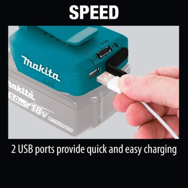 Makita DEAADP05 Akku-USB Adapter 18 V 