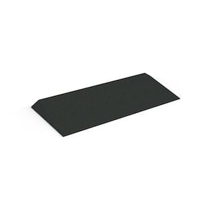 EZ-ACCESS TRANSITIONS Angled Entry Mat, Welcome, Grey, 2 in
