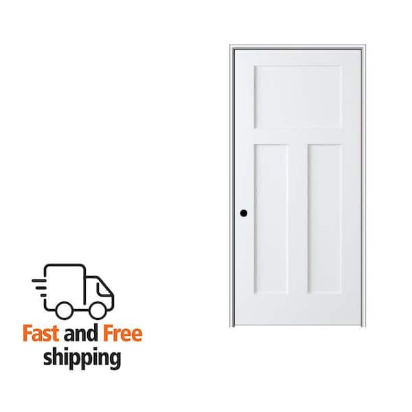 MMI DOOR 60 in. x 80 in. Smooth Craftsman Both Active Solid Core