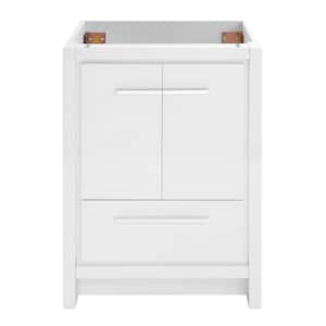 Virage 18.3 in W x 24 in. D x 33.46 in. H Bath Vanity Cabinet without Top in White Glossy