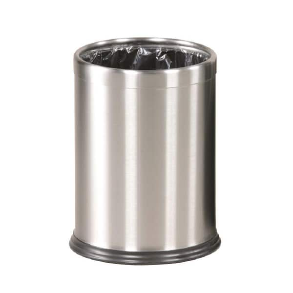 Rubbermaid Commercial Products Executive Series 3.5 gal. Stainless Steel Open-Top Trash Container