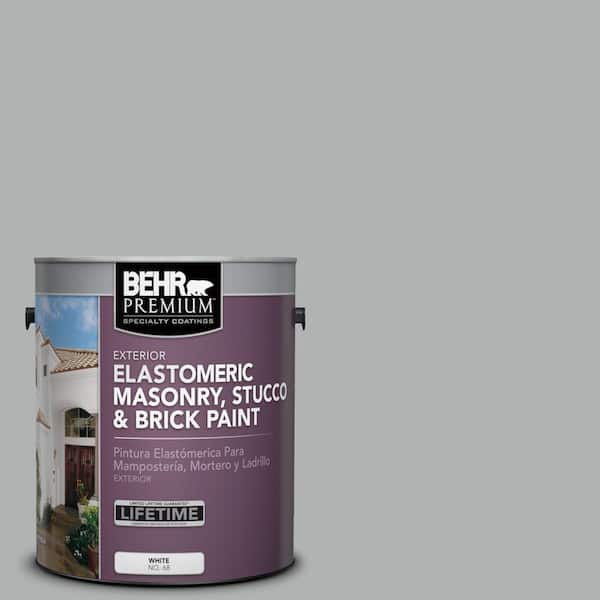 1 gal. #780F-4 Sparrow Elastomeric Masonry, Stucco and Brick Exterior Paint