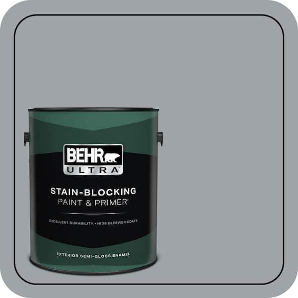 BEHR ULTRA 1 gal. #N510-4 Supernova Semi-Gloss Enamel Exterior Paint & Primer