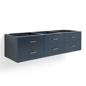 Hutton 72 in. W x 22 in. D x 18 in. H Bath Vanity Cabinet without Top in Midnight Blue