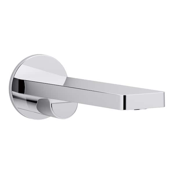 KOHLER Composed Non-Diverter Bath Spout in Polished Chrome