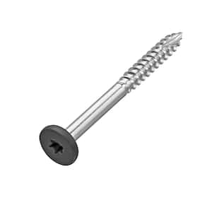 #9 x 1-7/8 in. Stainless Steel Star Drive Pan Head Composite Fascia Screw Hawaiian in Charcoal (100-Pack)