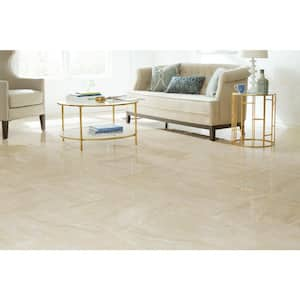 Bengal Beige 24 in. x 24 in. Polished Porcelain Floor and Wall Tile (16 sq. ft./Case)