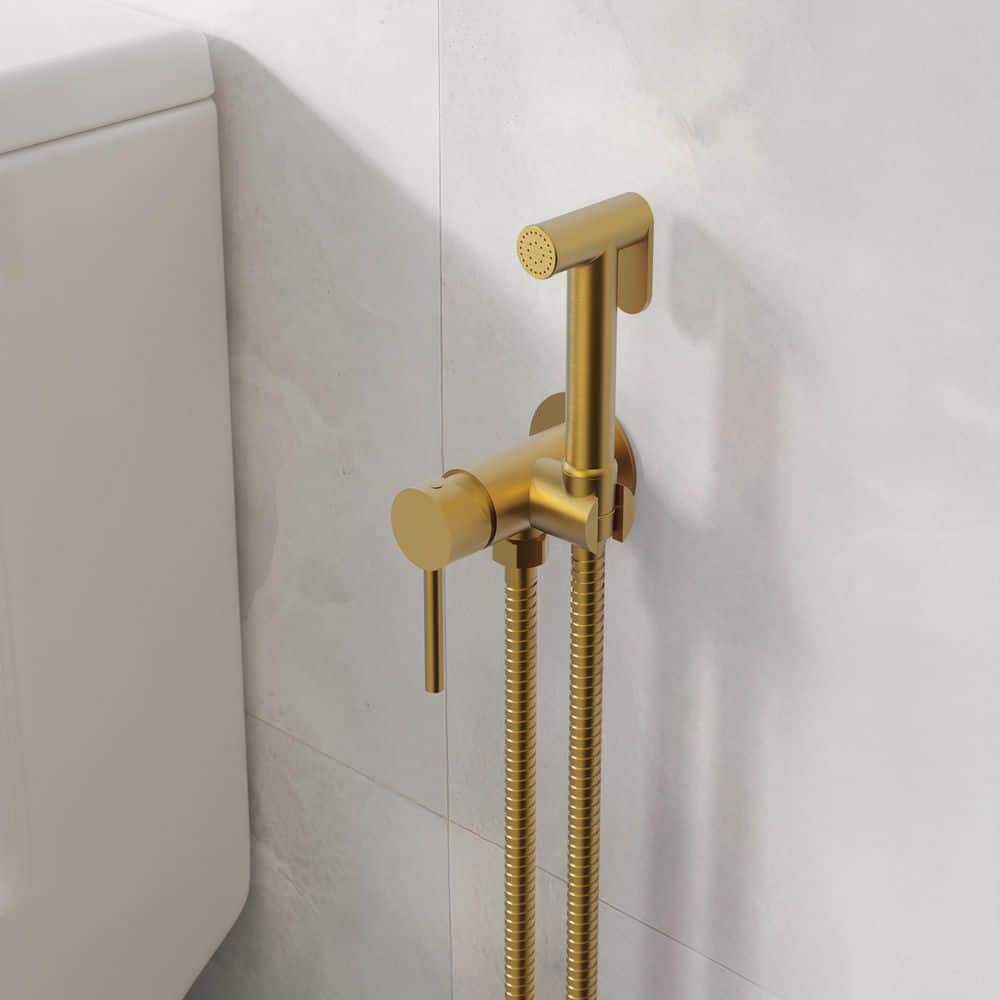 GRANDJOY 1-Handle Hot and Cold Bidet Faucet Solid Brass Body