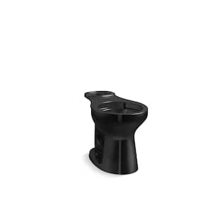 Cimarron Comfort Height Round Toilet Bowl Only in Black Black