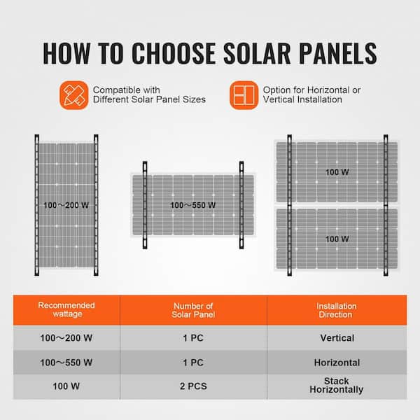 サン　603030 天板金網 xinyoec 50 in. Solar Panel Mounting Brackets with Folding Tilt