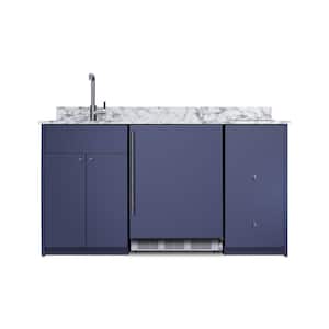 Summit Appliance 54 in. Compact Kitchen in Stainless Steel, ADA ...