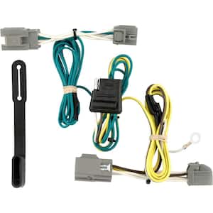 Custom Vehicle-Trailer Wiring Harness, 4-Way Flat Output, Select Ford Taurus X, Quick Electrical Wire T-Connector