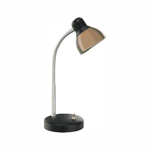 15 in. Black Integrated LED Desk Lamp