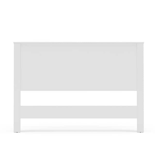 Polifurniture Juliette White Wood Frame Full Size Platform