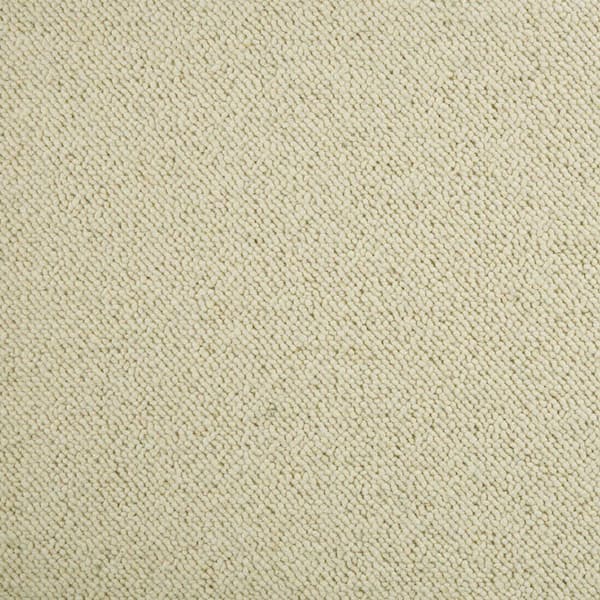 Natural Harmony 6 in. x 6 in. Berber Carpet Sample - Bismarck - Color Ivory