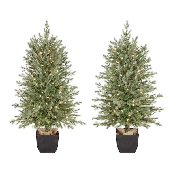 PreLit Radiant Micro LED Artificial Christmas Tree Costco Mini Tree