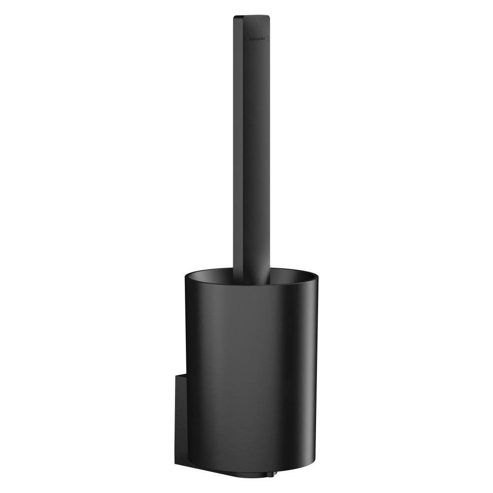 Hansgrohe WallStoris Toilet Brush and Holder Set in Matte Black