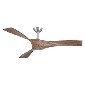 Wesley 52 in. Brushed Nickel Ceiling Fan with Remote Control