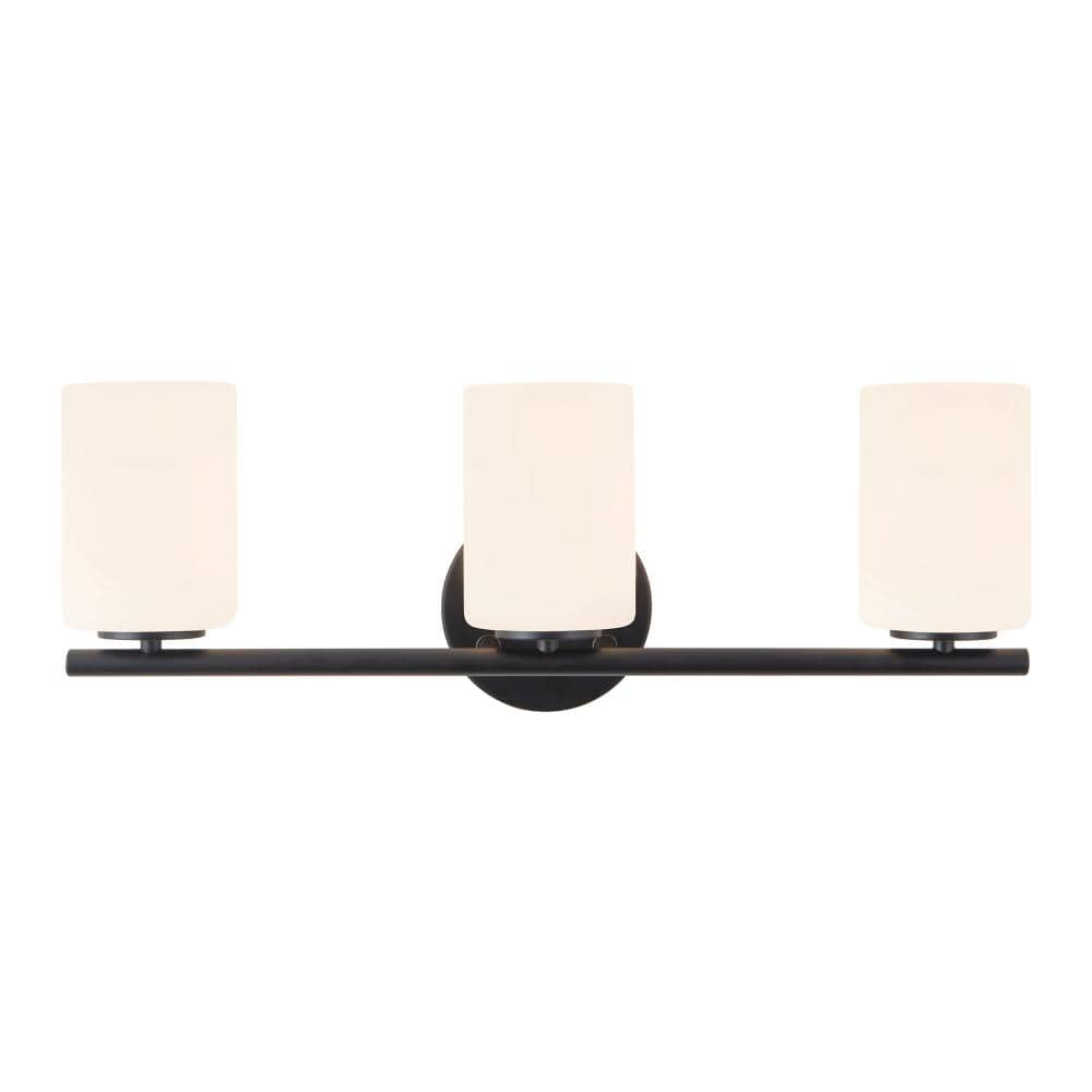 Ezra 22-in Black dimmable Bathroom Vanity Light price history on PriceWatchPro