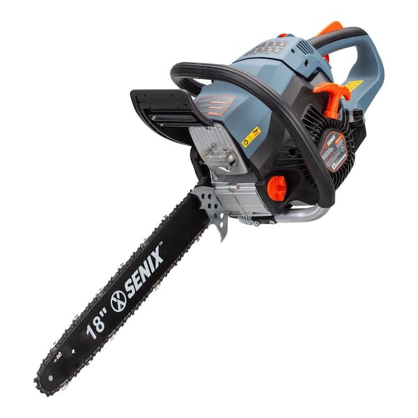 【gen-ga】 Senix 4QL 49cc Gas 4-Cycle Rear Handle Chainsaw with 18-inch Bar