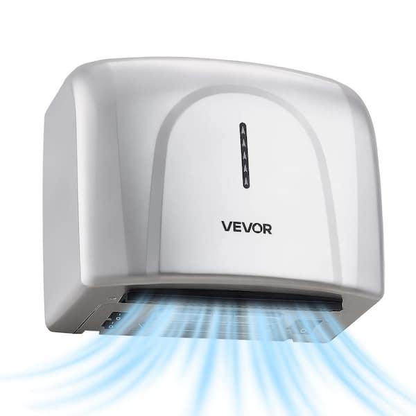 Hand Dryer, 1300W Bathroom Air Dryer, Automatic High Speed with HEPA Filter, Fast Drying, ABS, Wall Mounted AC110-120V