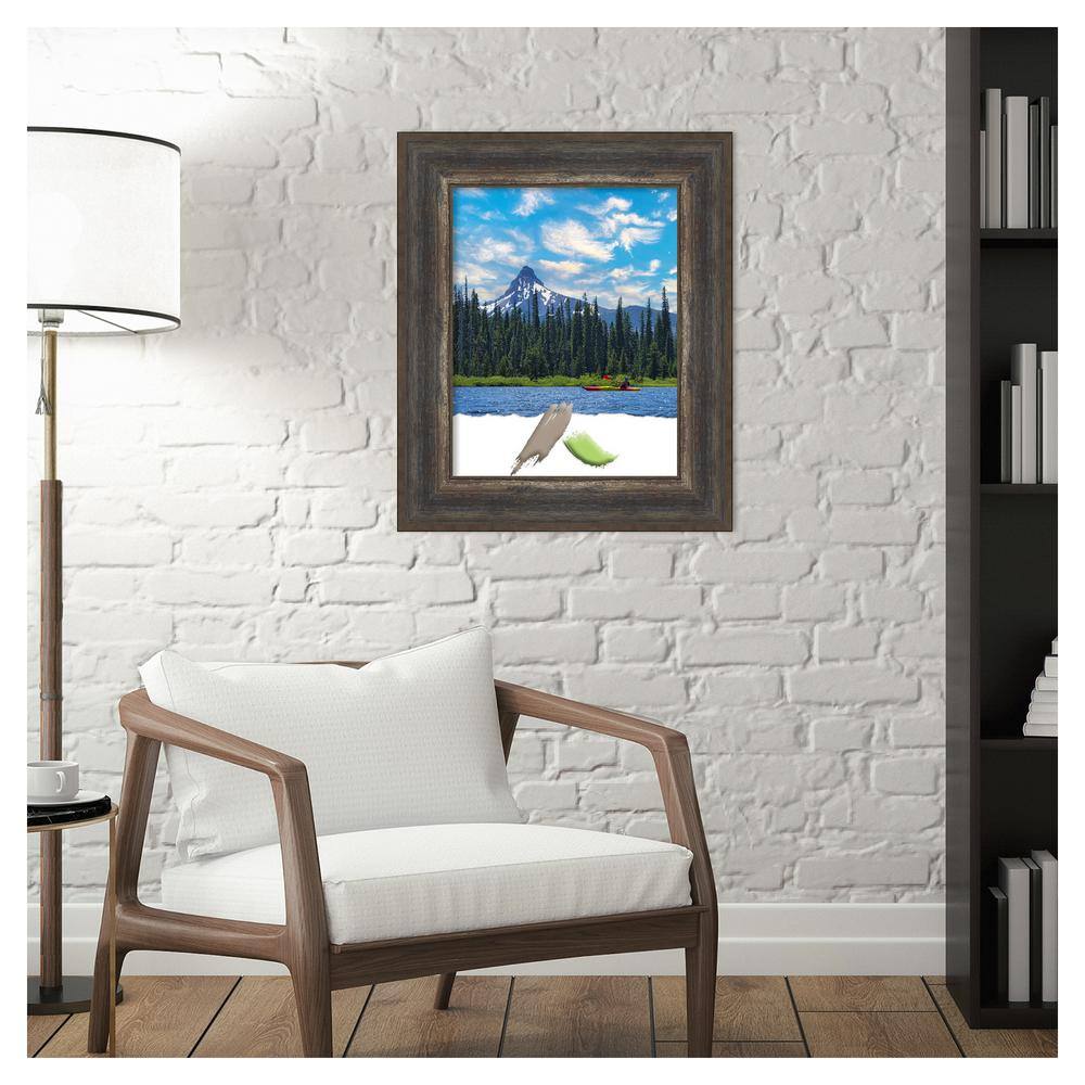 Alta Rustic Char 11x14 Black Polystyrene Wall Frame