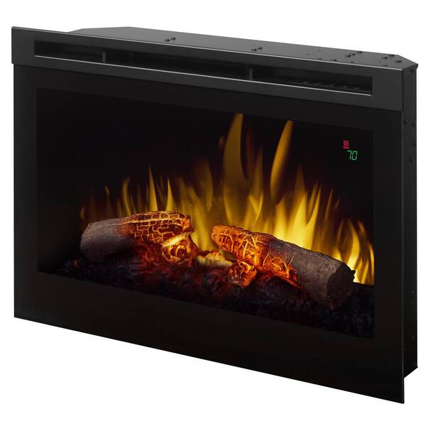 Dimplex 25 In Electric Firebox Fireplace Insert Dfr2551l The Home Depot - Dimplex 23 Electric Fireplace Heater Insert