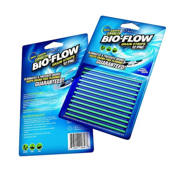Green Gobbler Bio-Flow Drain Strips (12-Pack)