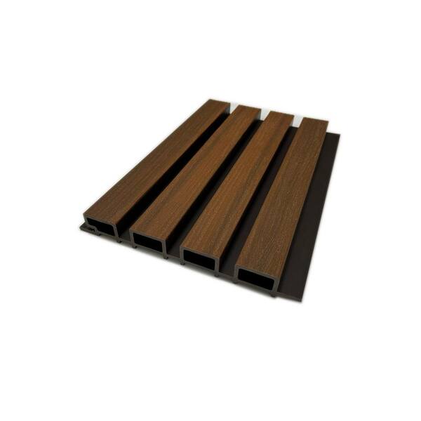 thumbnail image 2 of Composite Belgian Board Siding - 7.7x96 Inch Peruvian Teak Exterior Cladding 2 of 6