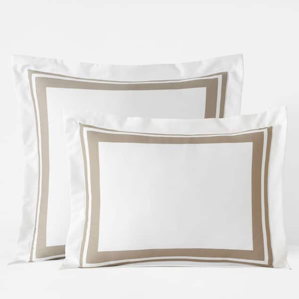 Legends Hotel Double Border Wrinkle-Free Supima Cotton Sham