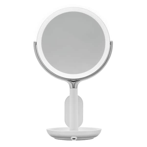 simplehuman 8” Round LED Sensor Mirror with 5x and 10x Magnification