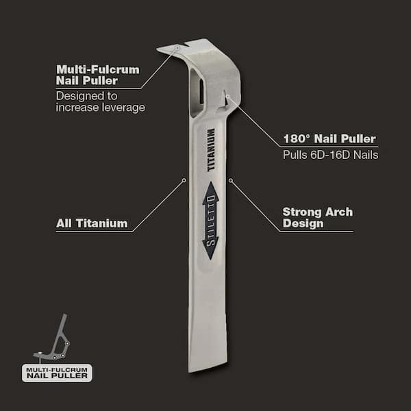 7.5 in. Titanium Multi-Functional Glazer Bar