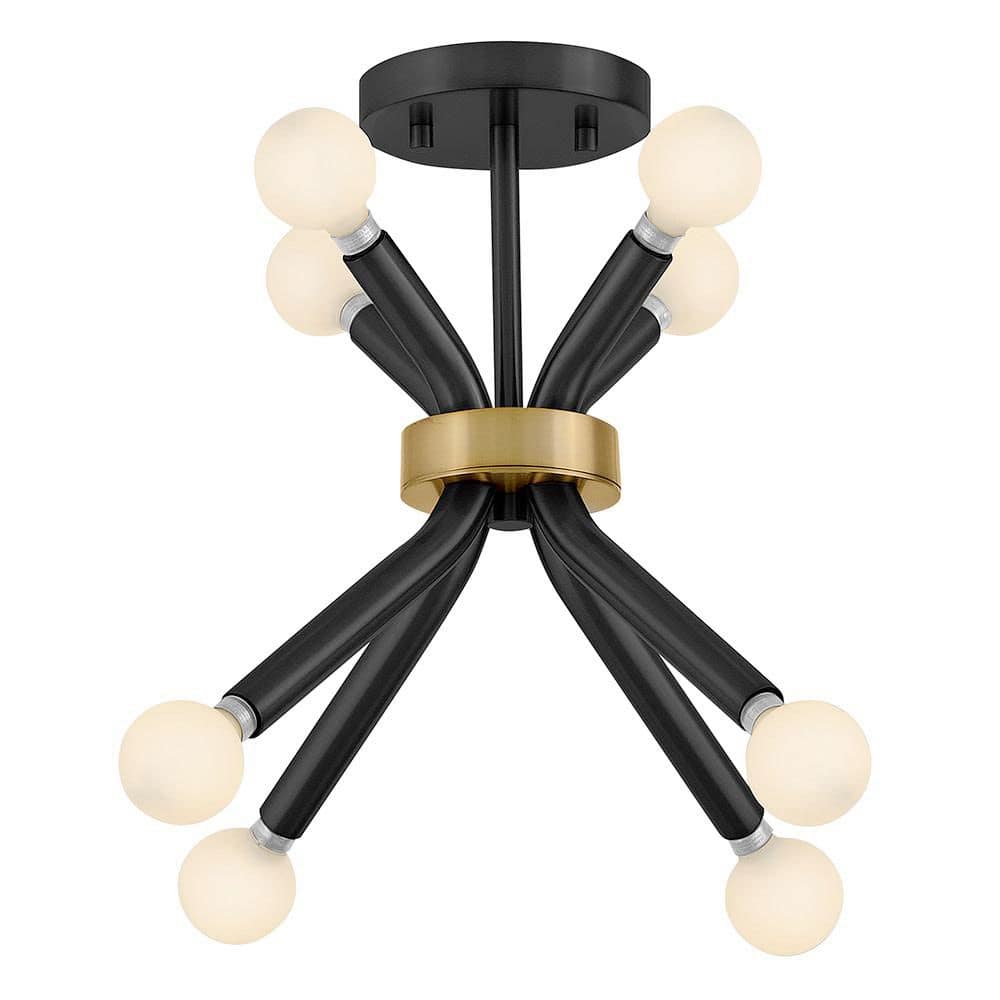 Axton 8-Light Black Pendant Light price history on PriceWatchPro