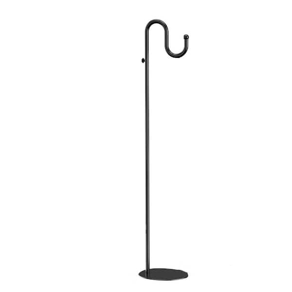74 in. Iron Double Shepard's Hooks for Outdoor, Hanging Hummingbird Feeder