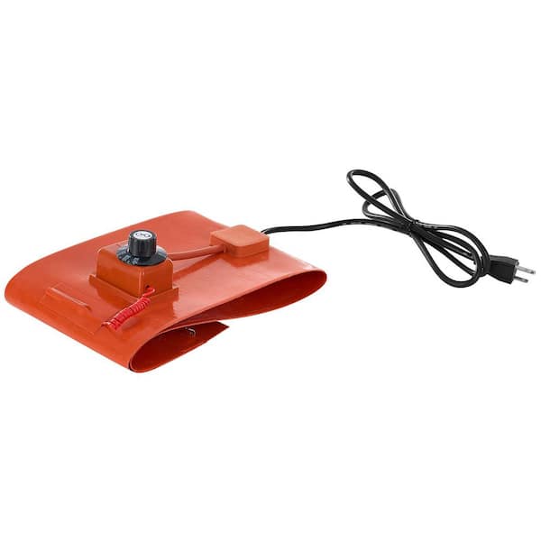 Metal Drum Heater, 800 W 7.75 in. W, Pail Heating Band for 5 Gal. Barrel, 41.7 lbs. Silicon Drum Accessories 2025 Update