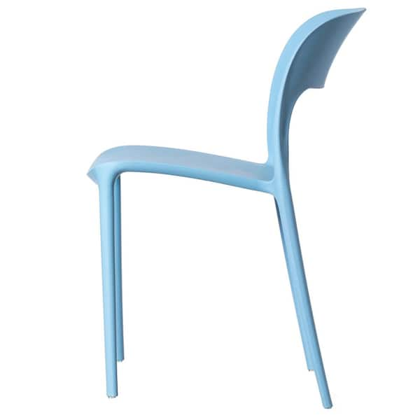 Rivet Alva Modern Curved-Back hotsell Plastic Dining Chair (T2)