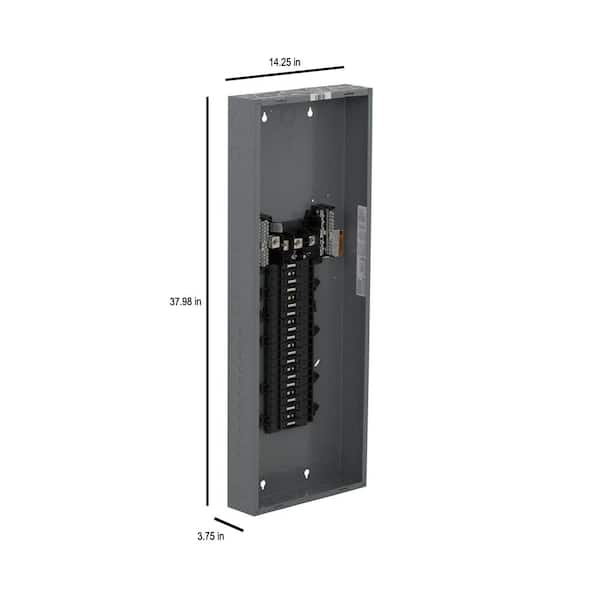 Square D QO 225 Amp 42-Space 42-Circuit 3-Phase Main Lug Load Center with Ground Bar
