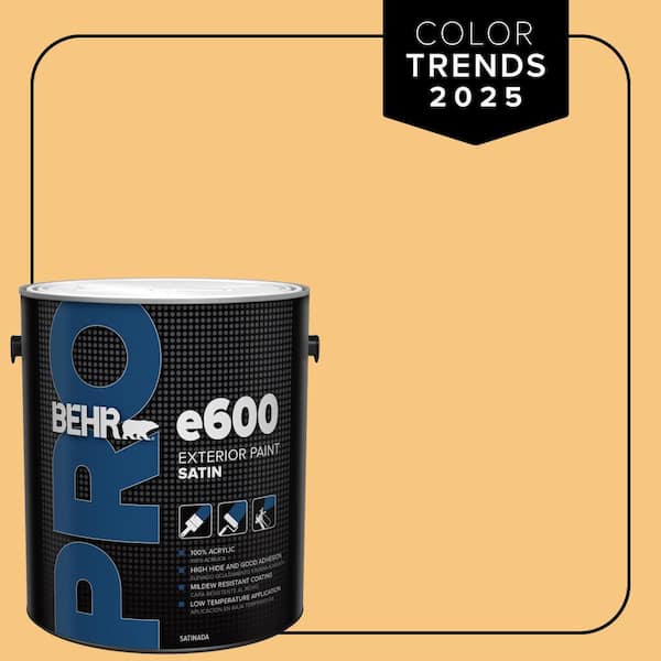 BEHR PRO 1 gal. #PPU6-07 Jackfruit Satin Exterior Paint