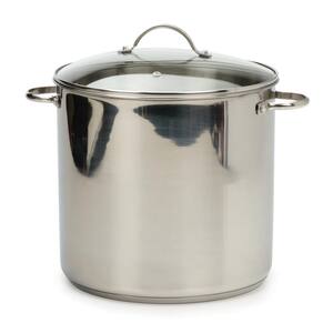 Endurance 16 qt. Stainless Steel Stock Pot with Glass Lid