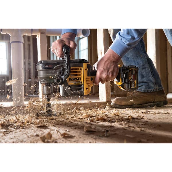 DEWALT FLEXVOLT 60V MAX Cordless Brushless 1 2 in. Stud and Joist Drill with E Clutch Tool Only DCD460B The Home Depot