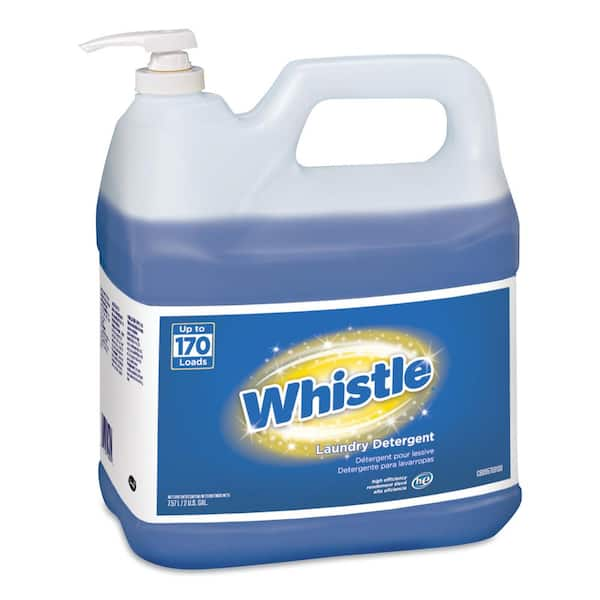 Diversey 2 Gal. Bottle Whistle Liquid Laundry Detergent (HE), Floral, 2/Carton