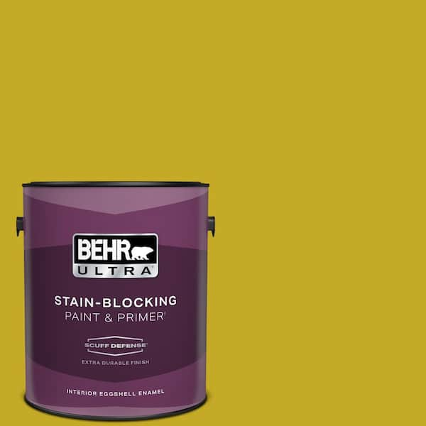 BEHR ULTRA 1 gal. Home Decorators Collection #HDC-MD-03 Citronette Extra Durable Eggshell Enamel Interior Paint & Primer