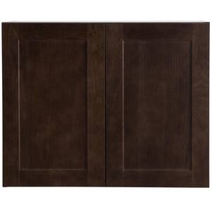Edson Assembled 30x24x15.6 in. Wall Cabinet in Dusk