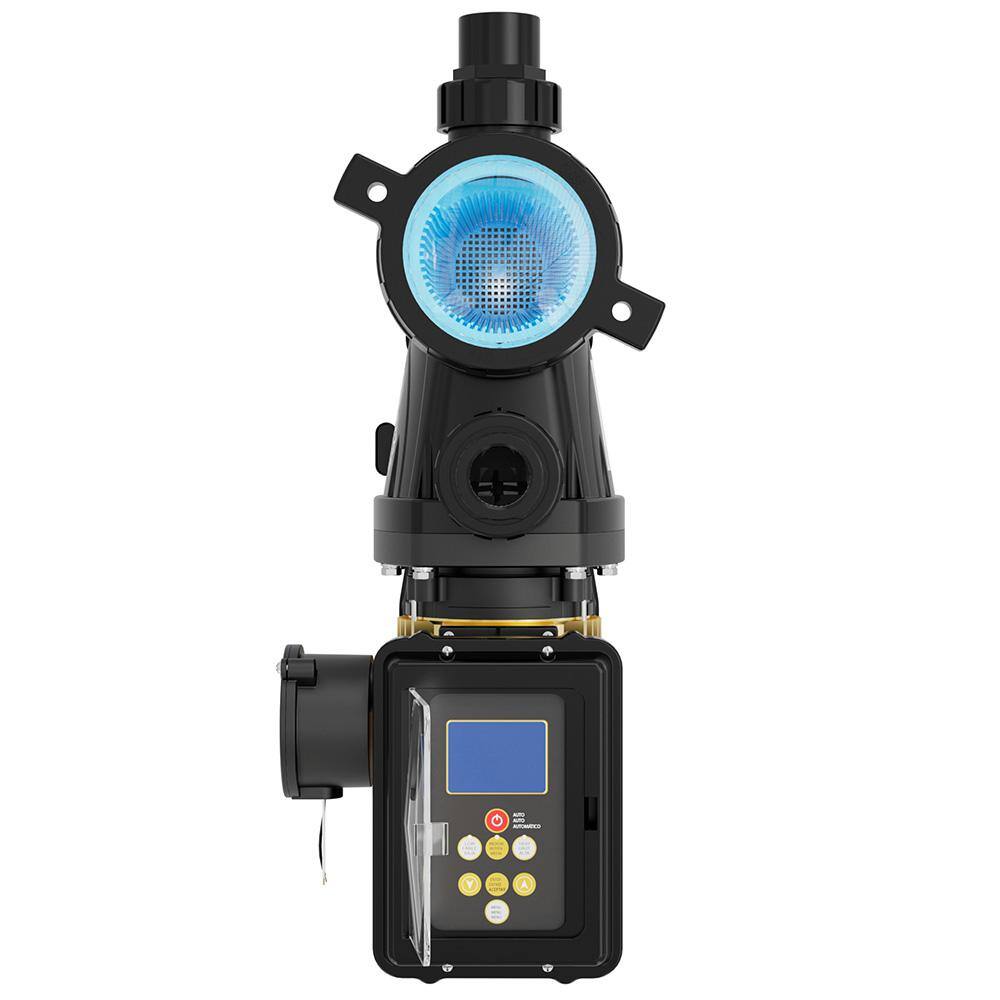 Black and Gold 1 HP Variable Speed Pool Pump with Threaded Connections