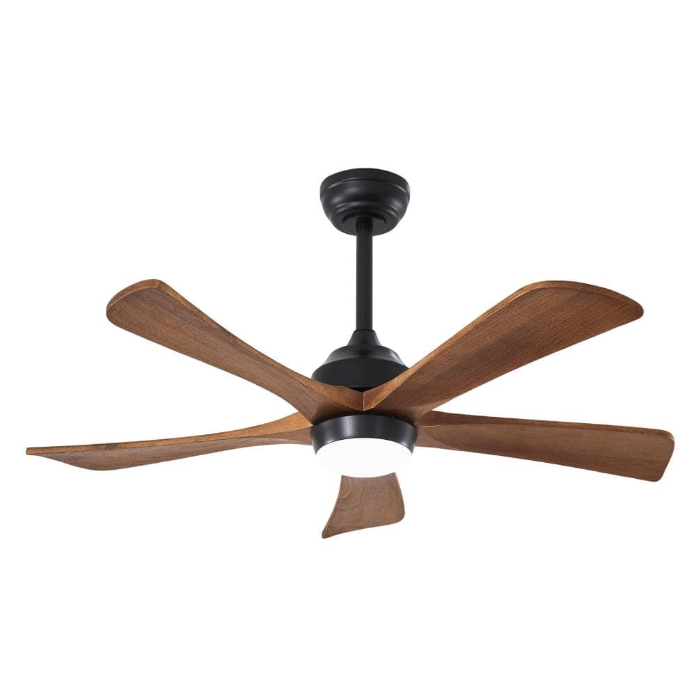 42 in. Brown Downrod Mount Standard Ceiling Fan with Reversible Blades,LED Light and Remote Included price history on PriceWatchPro