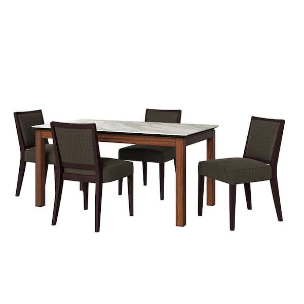 Marblelook Smart Top Dining Table, Upholstered Dining Room End Chairs Philippines